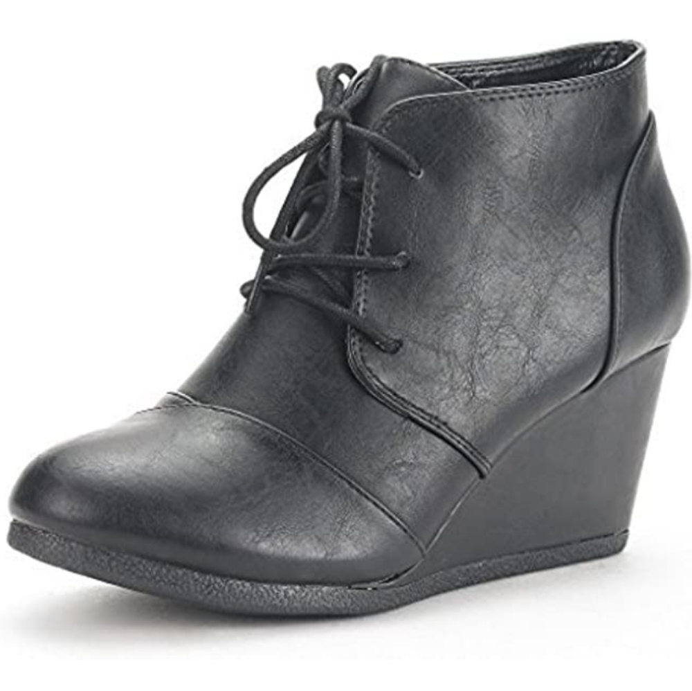 Dream Pair Tomson wedge bootie